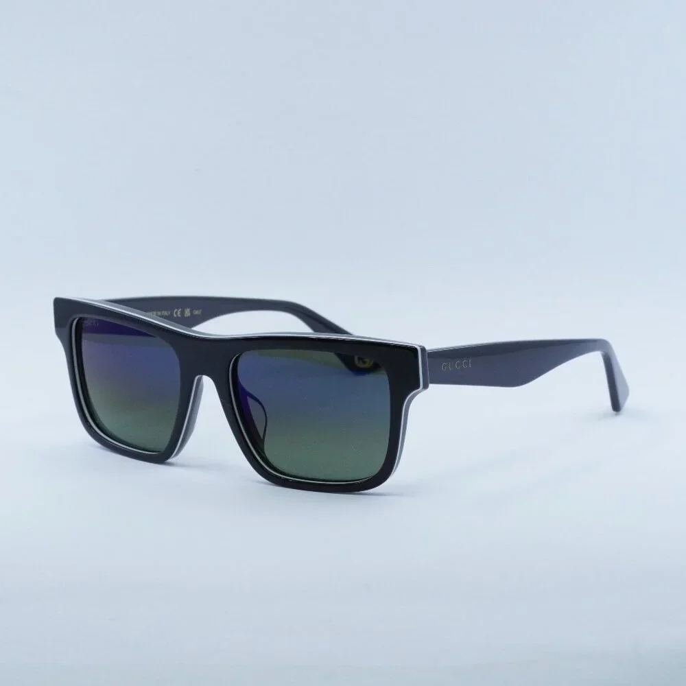 Gucci GG1618SA 003 Sunglasses Black/Grey Square Frame